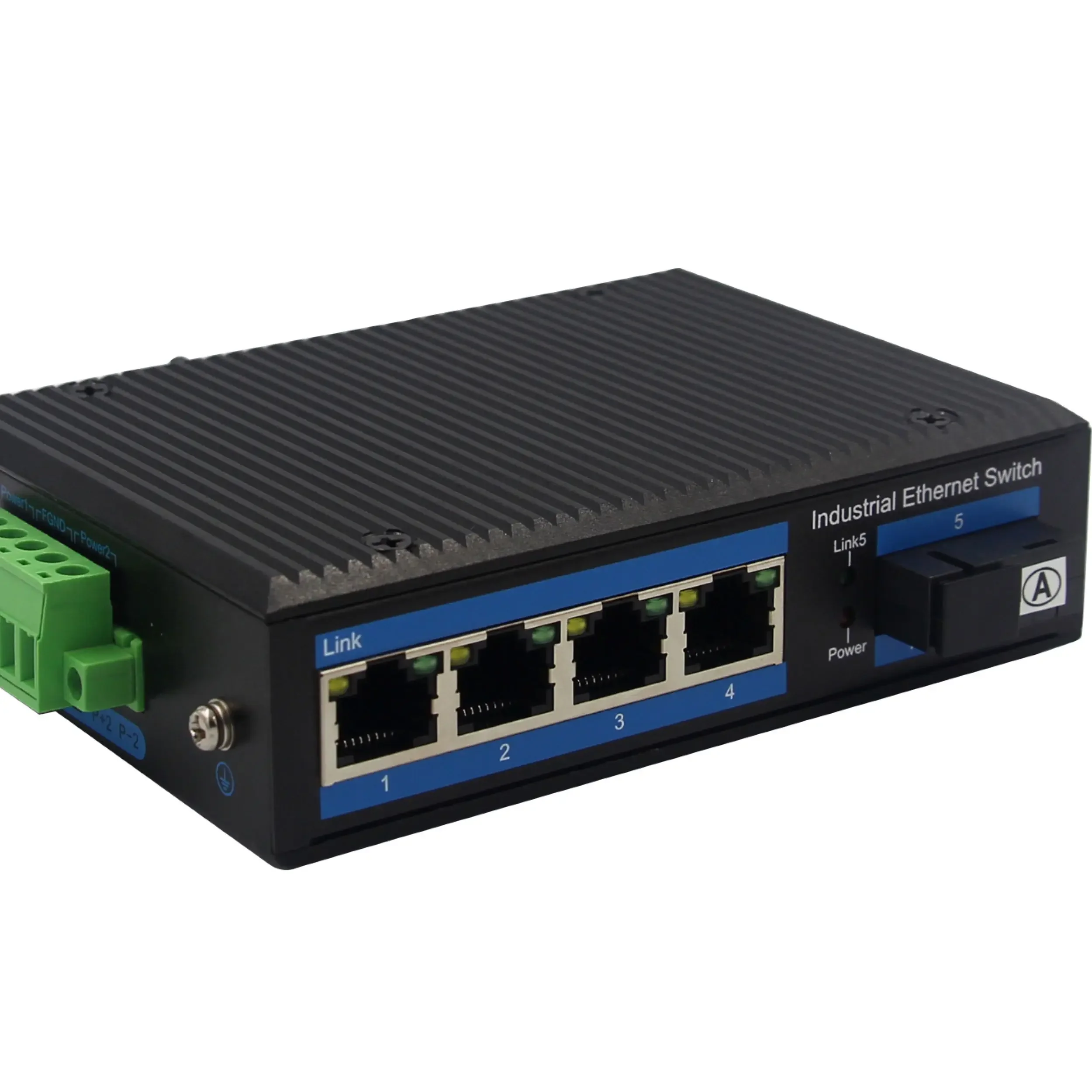 

FOWAY4505TF-YH ruggedized 5 ports 10/100/1000M industrial Ethernet switch rail media converter