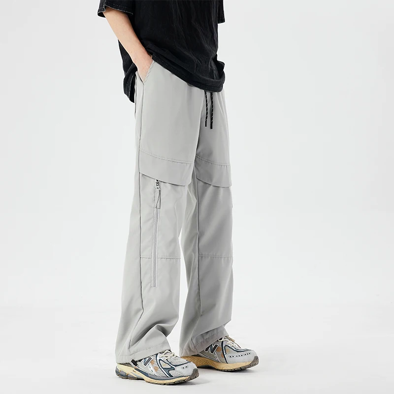 Celana Panjang Baru Celana Panjang Pria Olahraga Pria Musim Semi dan Musim Panas Merek Trendi Celana Lebar Longgar Produk Seks Pakaian Y2k Pakaian Pria