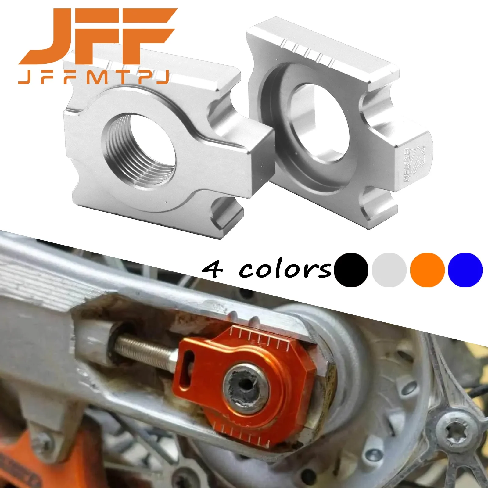 Motorcycle CNC Rear Axle Block Chain Tensioner Adjuster For KTM SX SXF XC XCF XCW XCWF EXC EXCF 125-530 For Husqvarna Dirt Bike