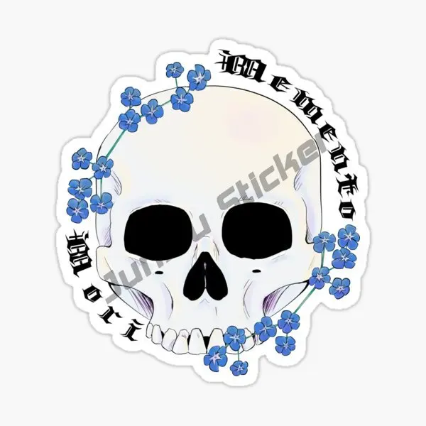 Memento Mori Stickers for Room Anime Car Kid Window Decor Wall Cute Art Laptop Living Room Bumper Home Water Bottles stickers