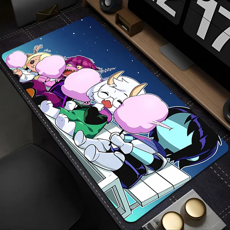 لوحة ماوس أنيمي ملحقات ألعاب الكمبيوتر المحمول حصيرة سطح المكتب الموسعة PC Pixel Game D-deltarune Mousepad Kris Susie Ralsei لوحة المفاتيح #6