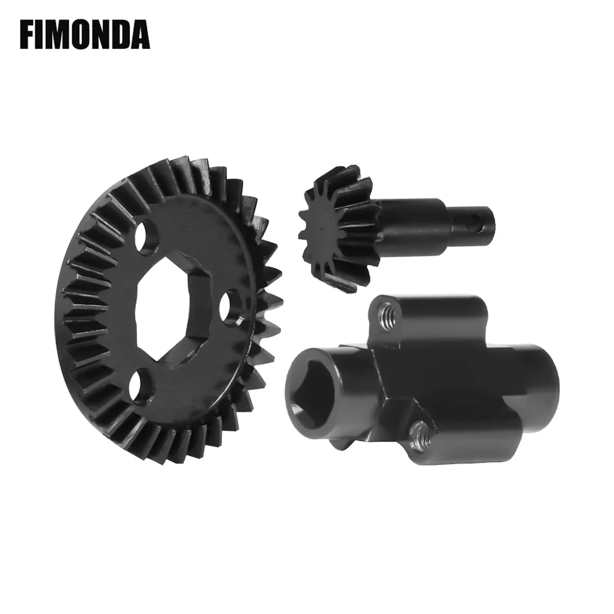 Metal 48P 33T/13T Bevel Gear Set Axle Differential Spool for 1/18 RC Rig Crawler UTB18 Capra Unlimited Trail Buggy Upgrade Parts