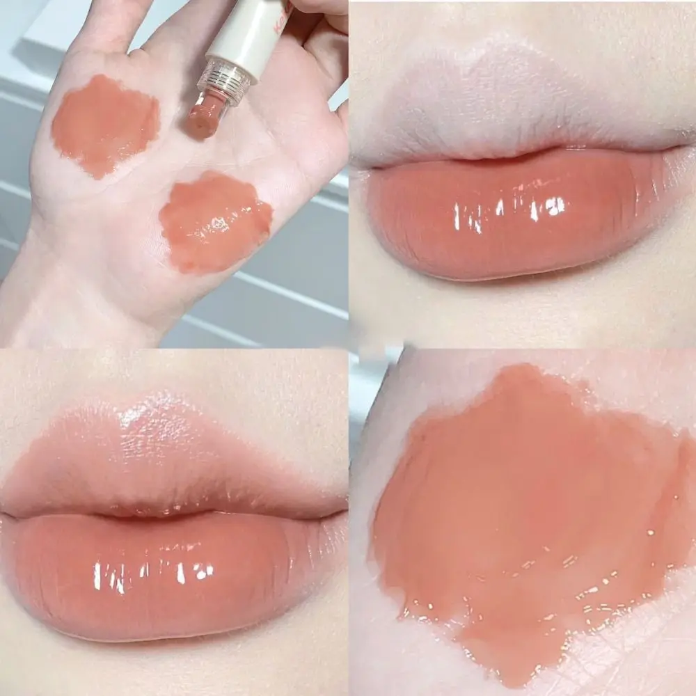 Waterproof Lip Gloss Hydrating Sweatproof Long Lasting Watershine lipstick Moisturizing Non-stick Cup Liquid Lipstick Women