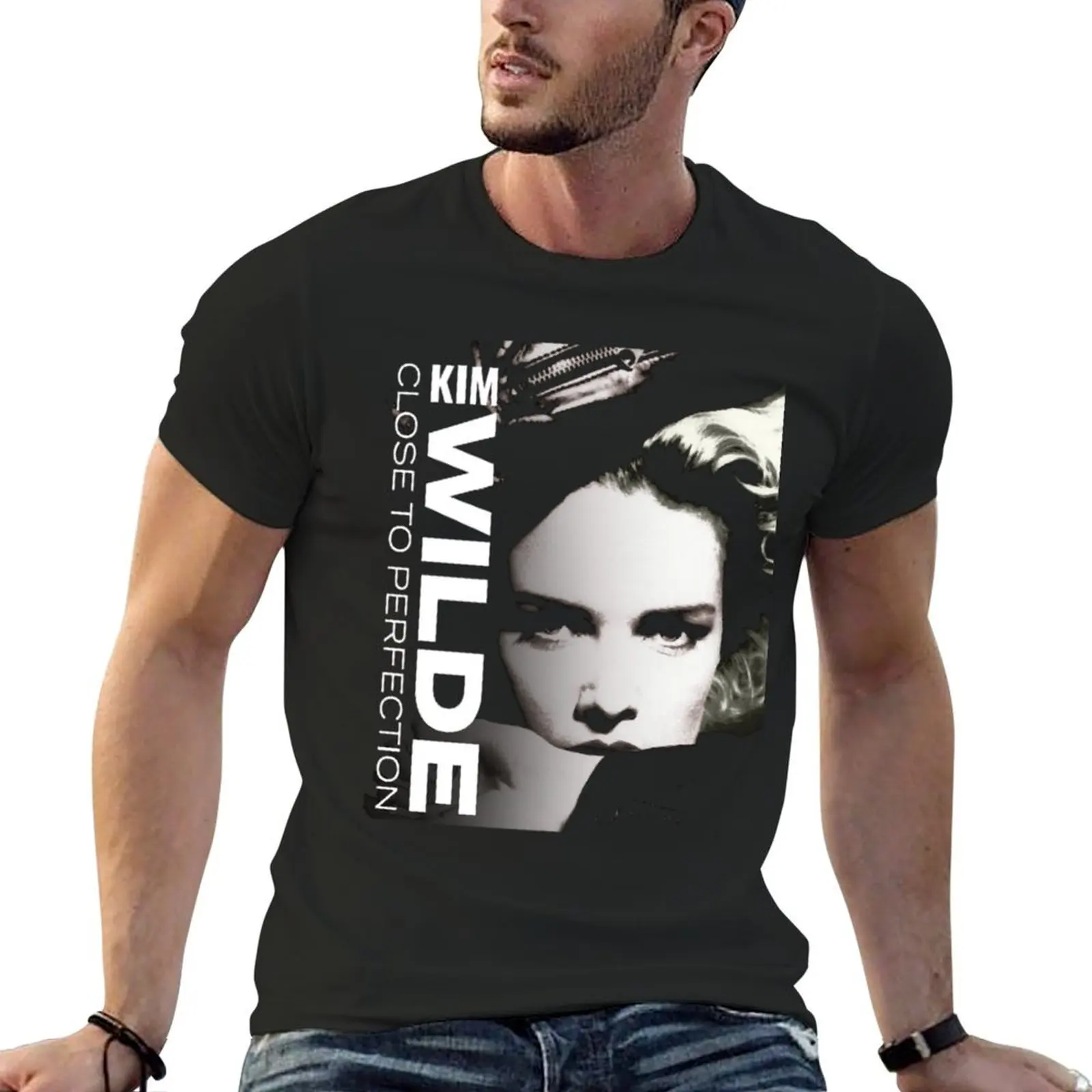 

KIM WILDE T-Shirt funny shirt cotton korean fashion graphic t shirt vintage t shirts men