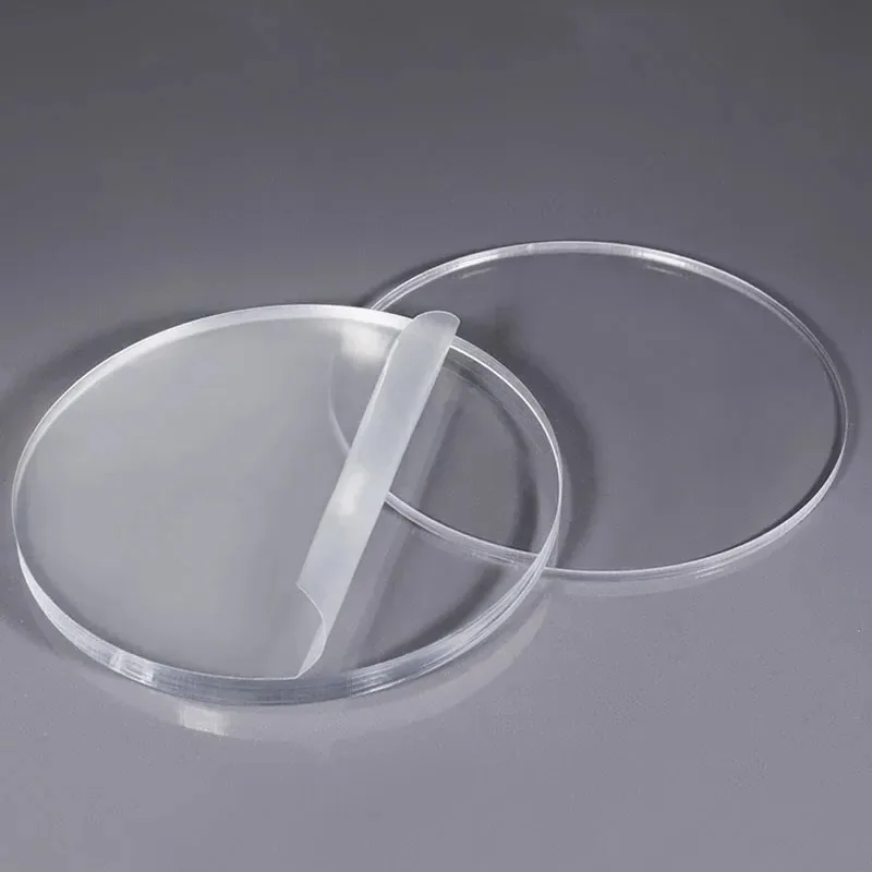 Thickness 1 2 3 4 5 6 8 10mm Clear Acrylic Board Sheets Perspex Plate Clear Round Plexiglass Plastic Board