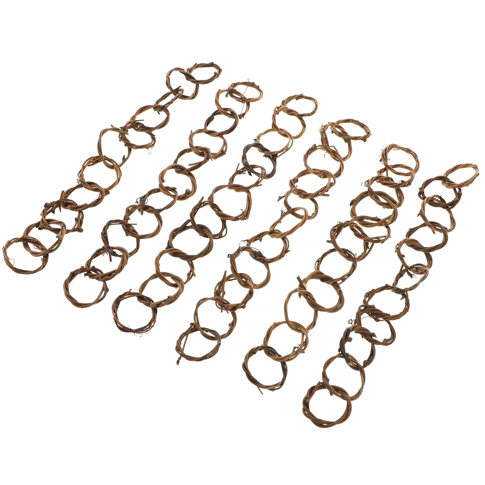 

6Pcs Decorative Woven Pendant DIY Craft Adornment for Home Office Hotel School Store DIY Woven Artware Decorative Pendant