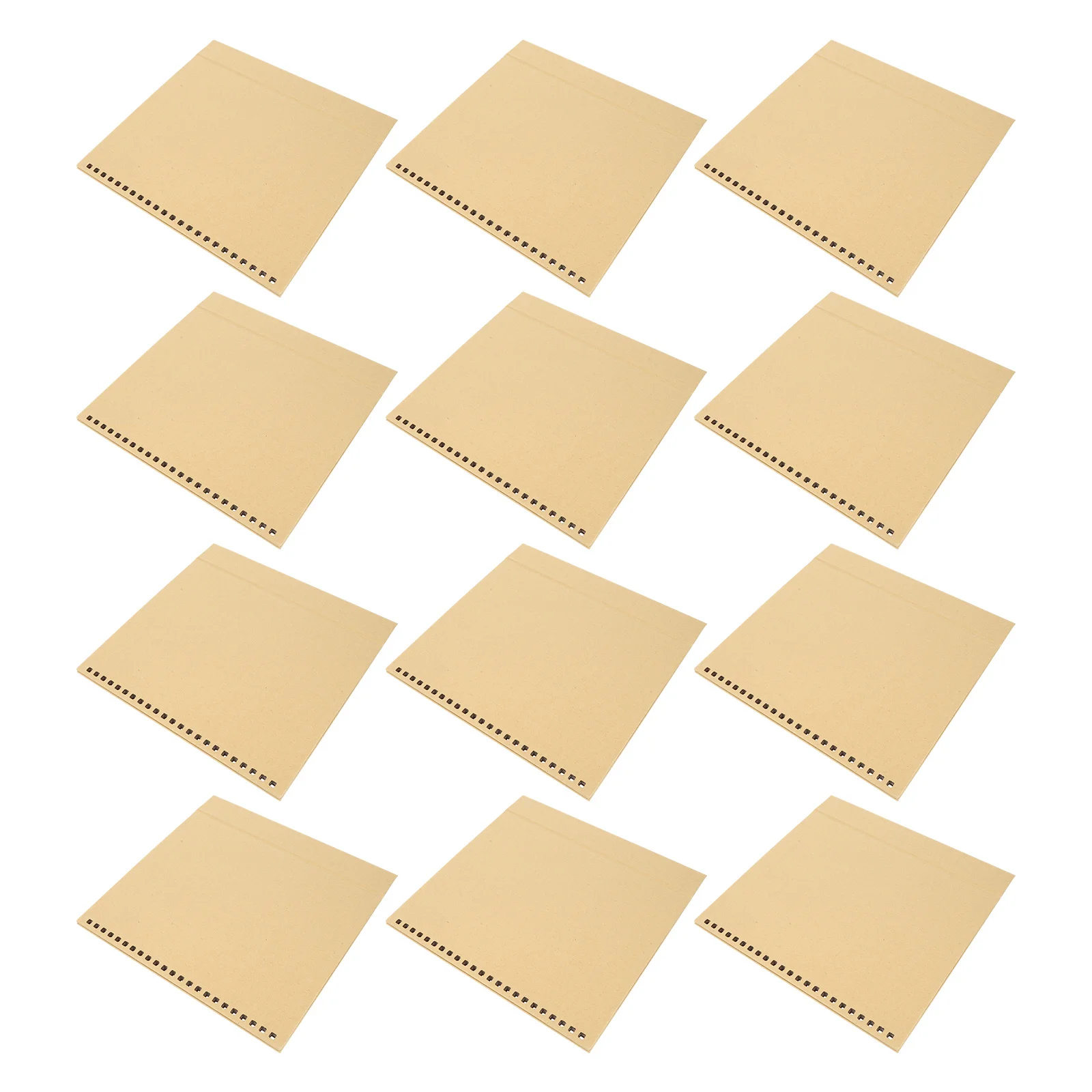 

12pcs Desk Calendar Shelf Diy Base Multi-Purpose Desktop Organizer For Craft Project Home Office Iridescent Paper Material Blank