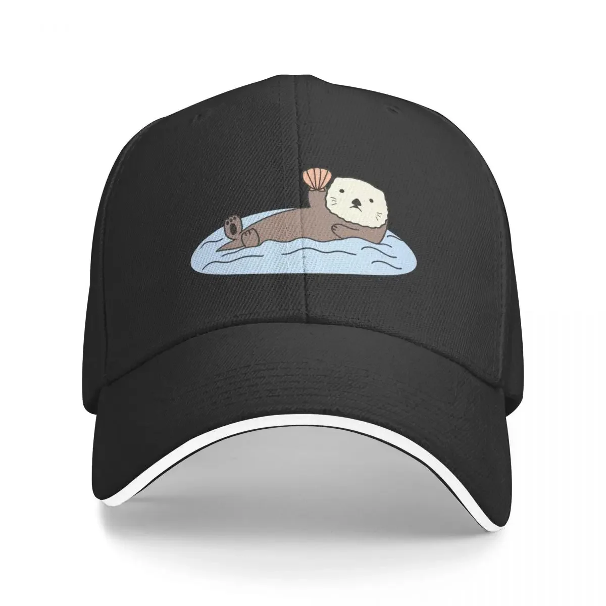 

Cute Sea Otter Baseball Cap Christmas Hat Custom Cap Hats Woman Men's