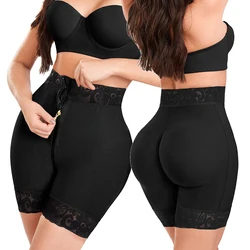 High Waist Panties Compression Shaper Girdles Slimming Shorts Butt Lifter Tummy Control Fajas Boxer Lace Briefs Female Underwear
