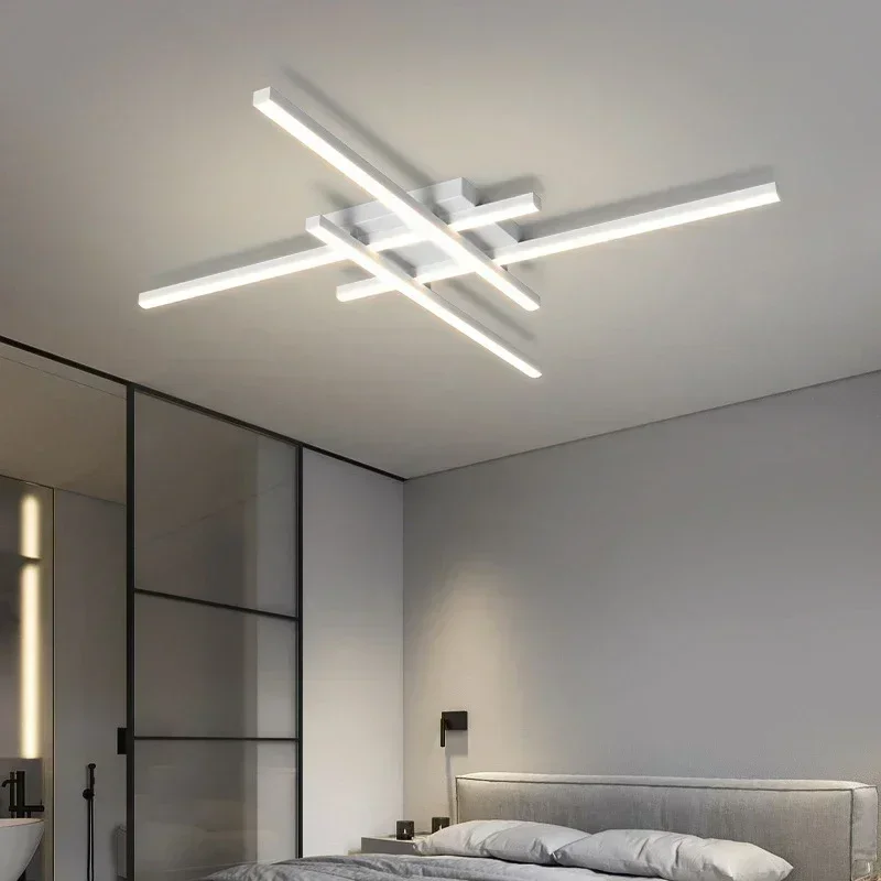 Imagem -02 - Nordic Luz de Teto Led Moderna Lâmpada do Teto Longo 30 40 50cm Lâmpada para Sala Estar Quarto Jantar Decoração Casa Luminária Led