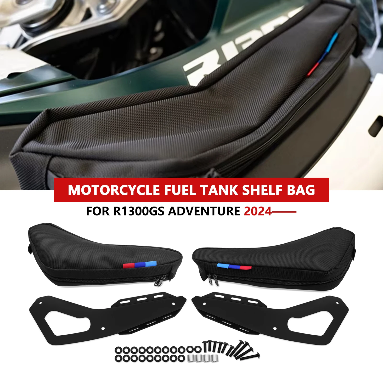 For R1300GS ADV 2024 Motorcycle Fuel Tank Bags Kit R 1300 GS Adventure Tank Tray Bag gs1300 adv Tank Shelve R1300GSA 2025-2026