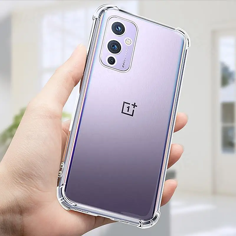 Clear Shockproof Phone Case For Oneplus 7 7T 8 9 10 Pro 8T 9R 9E 9RT Soft Silicone Coque For Nord 2 N10 N20 N100 N200 Back Cover