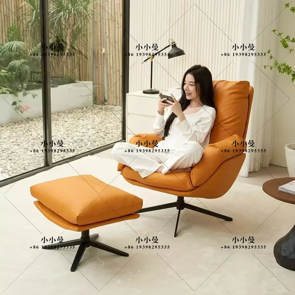 Simple lazy sofa chair Italian minimalist comfortable balcony leisure