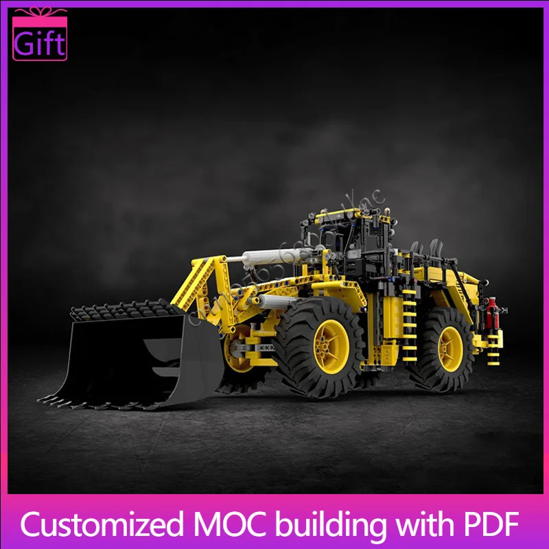 

2879 PCS Hot Selling Innovative High-Tech Mechanical MOC Exquisite bulldozerCustom Puzzle Technical Creative Assembly Toy Gifts