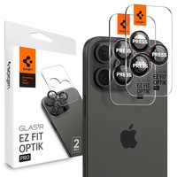 Spigen Optik Pro Tempered Glass For iPhone 14/15/16 Pro/Max Black