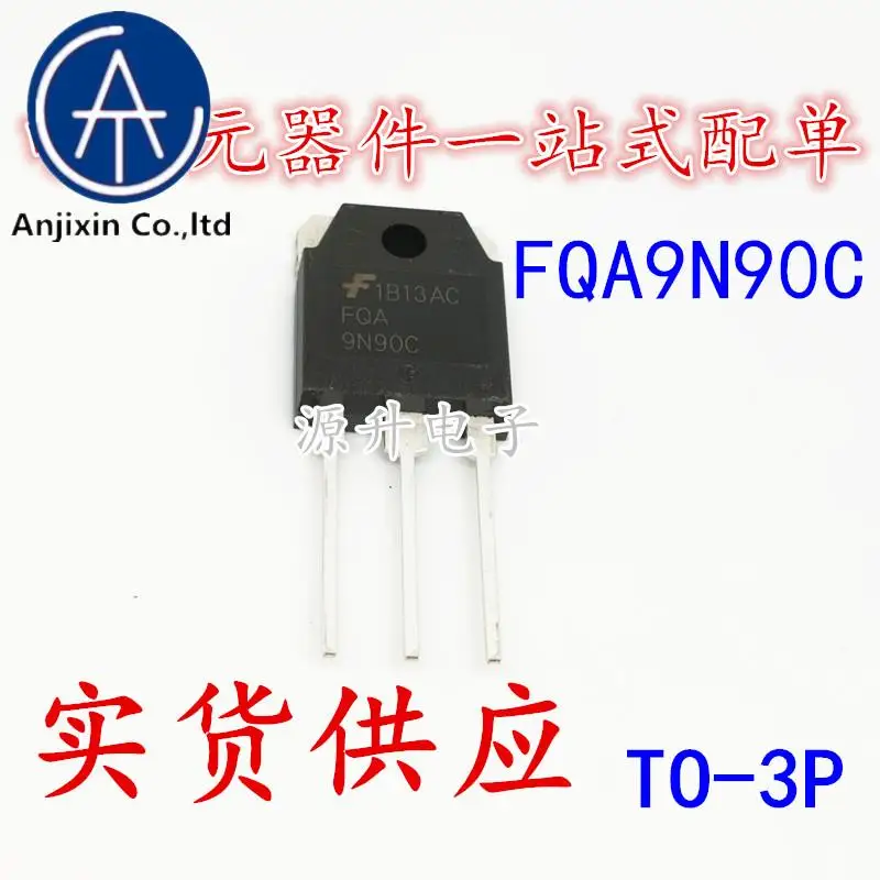 

10PCS 100% orginal new FQA9N90C 9N90C 9N90 Field Effect Tube TO-3P 9A 900V