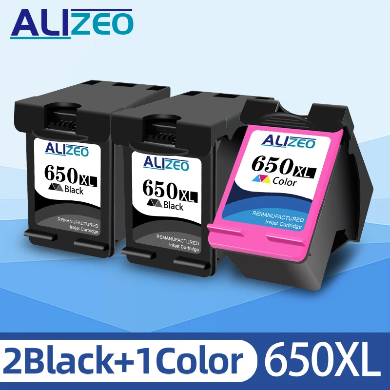 

650XL Replacement For HP 650 Ink Cartridge HP650 XL Compatible Deskjet 1015 1515 2515 2645 3510 4518 4645 Printer