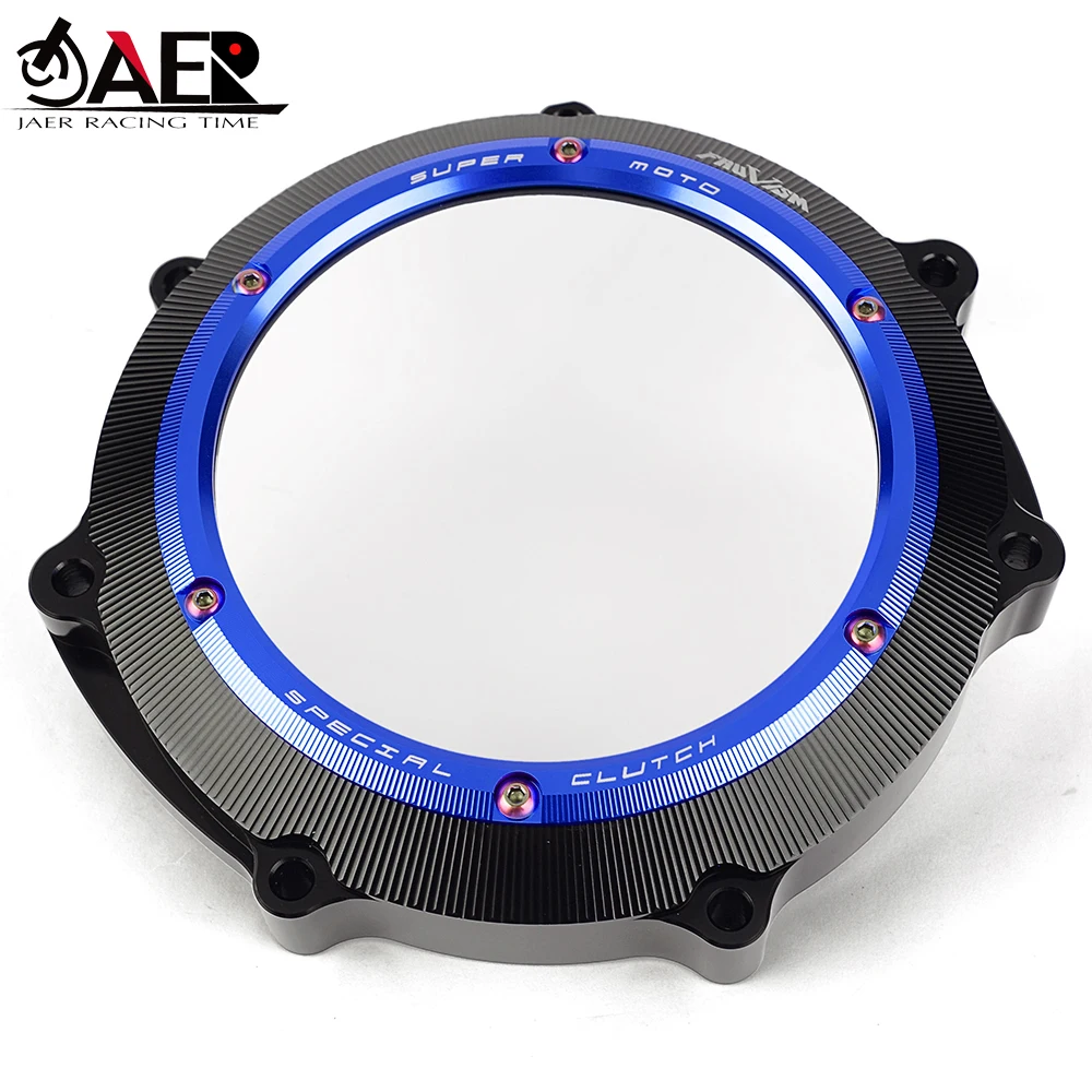 For Yamaha WR450F WR 450F 2003-2015 CNC Clear Clutch Cover for Yamaha YZ450F YZ 450F YZ 450 F 2003-2009