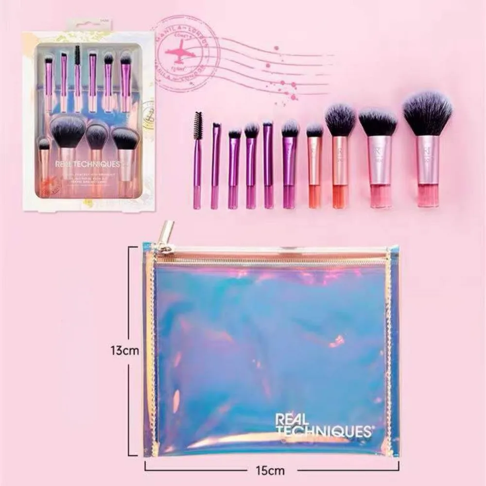 Mini Cosmetische Borstel Set Borstel 10 Stuks Draagbare Reispak Oogschaduw Beauty Make-Up Tools Nieuwe Maquiagem Cosmetica Accessoires