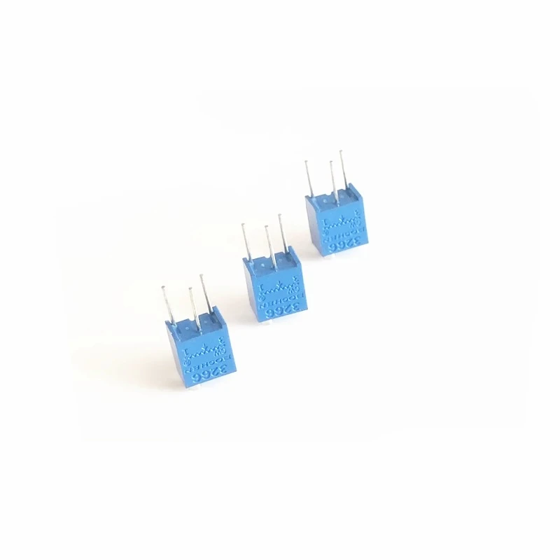 10 Stück Trimpot Trimmer Potentiometer 3266W 50 200 500 Ohm 1k 2k 5k 10k 20k 50k k k 1m Ohm 100r 200r 500r