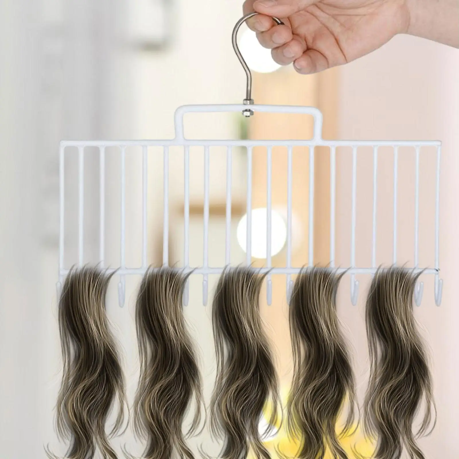 

Hair Extension Hook Stand Hairdressing Wig Dispenser Professional Wig Hanging
