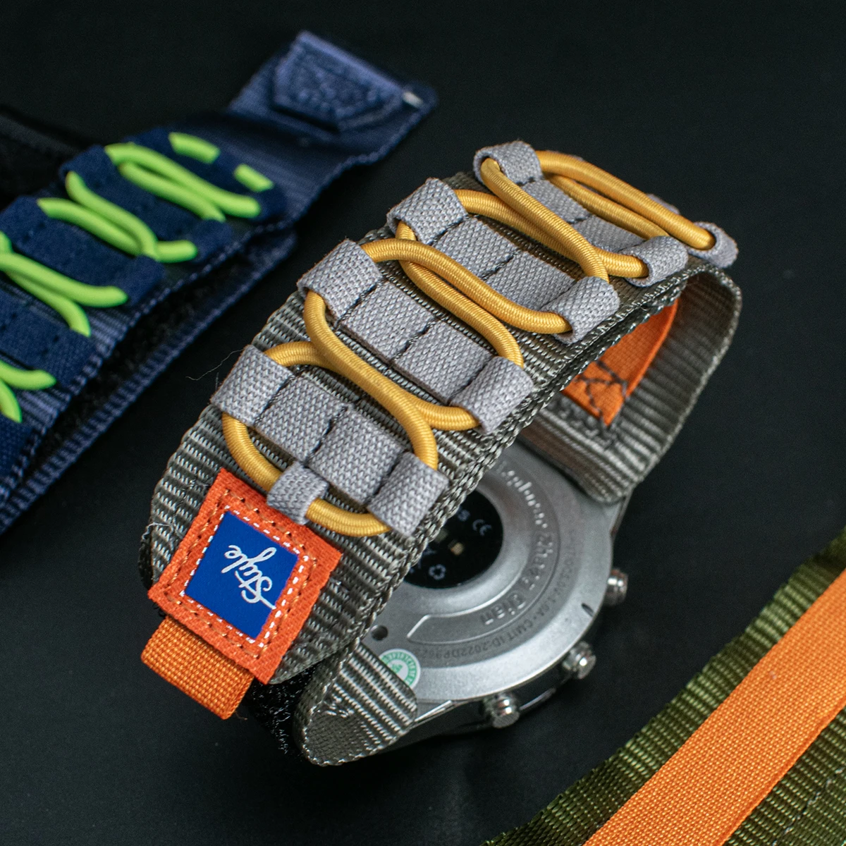 Pulseira de nylon de ajuste rápido, 20 22mm, para samsung watch 4/5/6/7 40mm 44mm, pulseira para galaxy watch 6/4 clássico 43 47mm, cinto esportivo