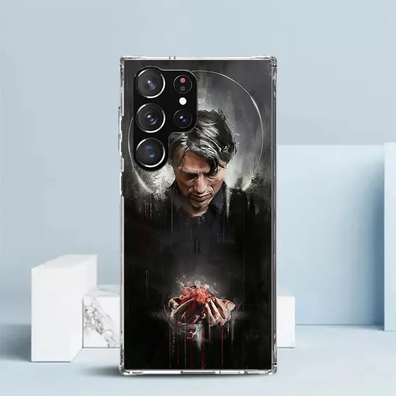 Hannibal Movie funda de teléfono para Samsung Galaxy S22, S23, S24 Ultra, S21, S20 FE, S10 Plus, S10E, S9, S8 +, S7 Edge, carcasa trasera de TPU suave