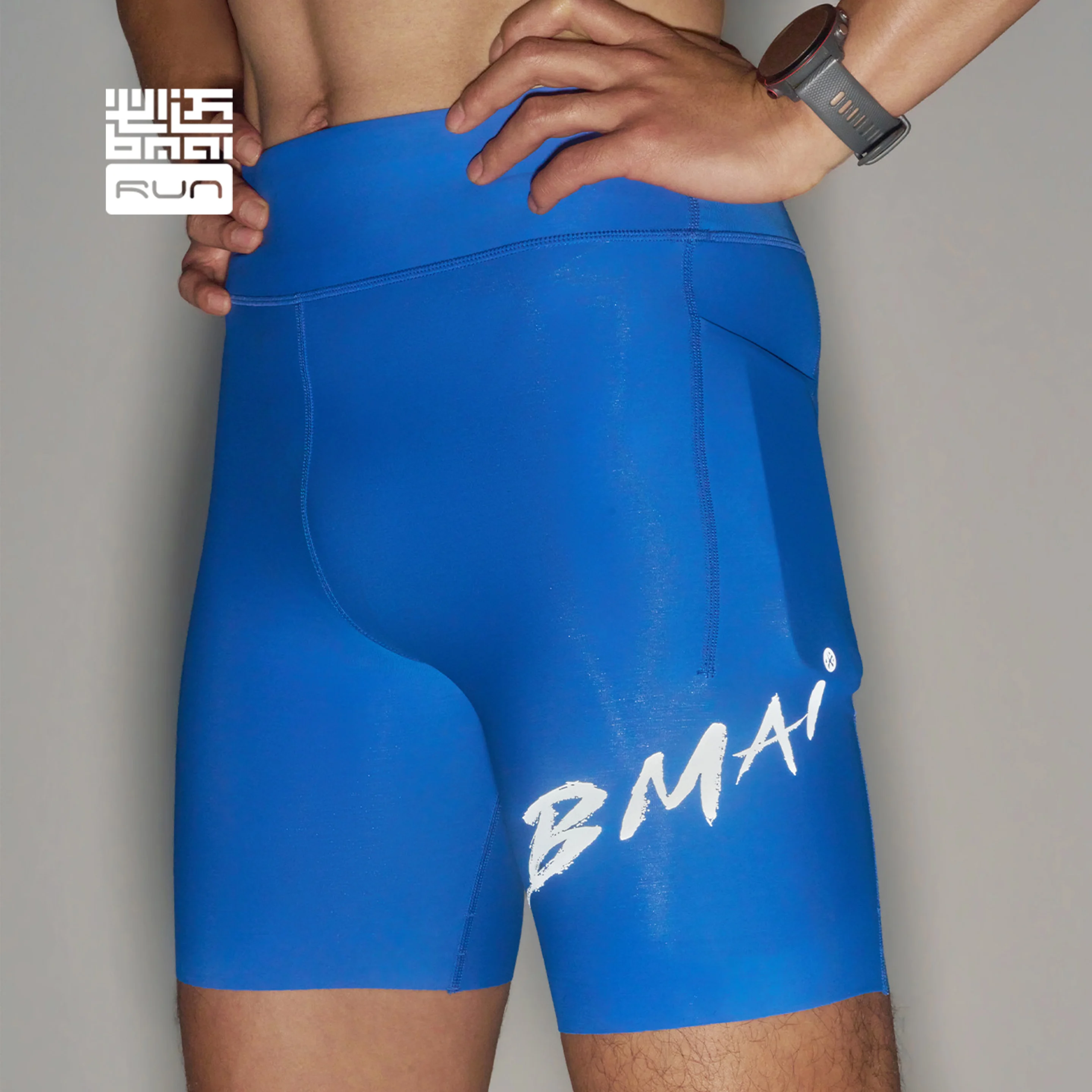 Men's Compression Running Shorts Tights for Marathon Training