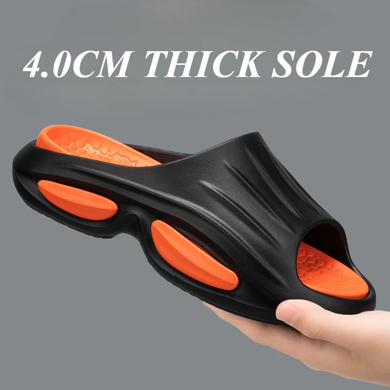 

Summer Men's EVA Platform Sandals Super Soft Flat Slides Outdoor Leisure Anti-slip Sandal Shoes for Men Sandalias De Hombre 2025