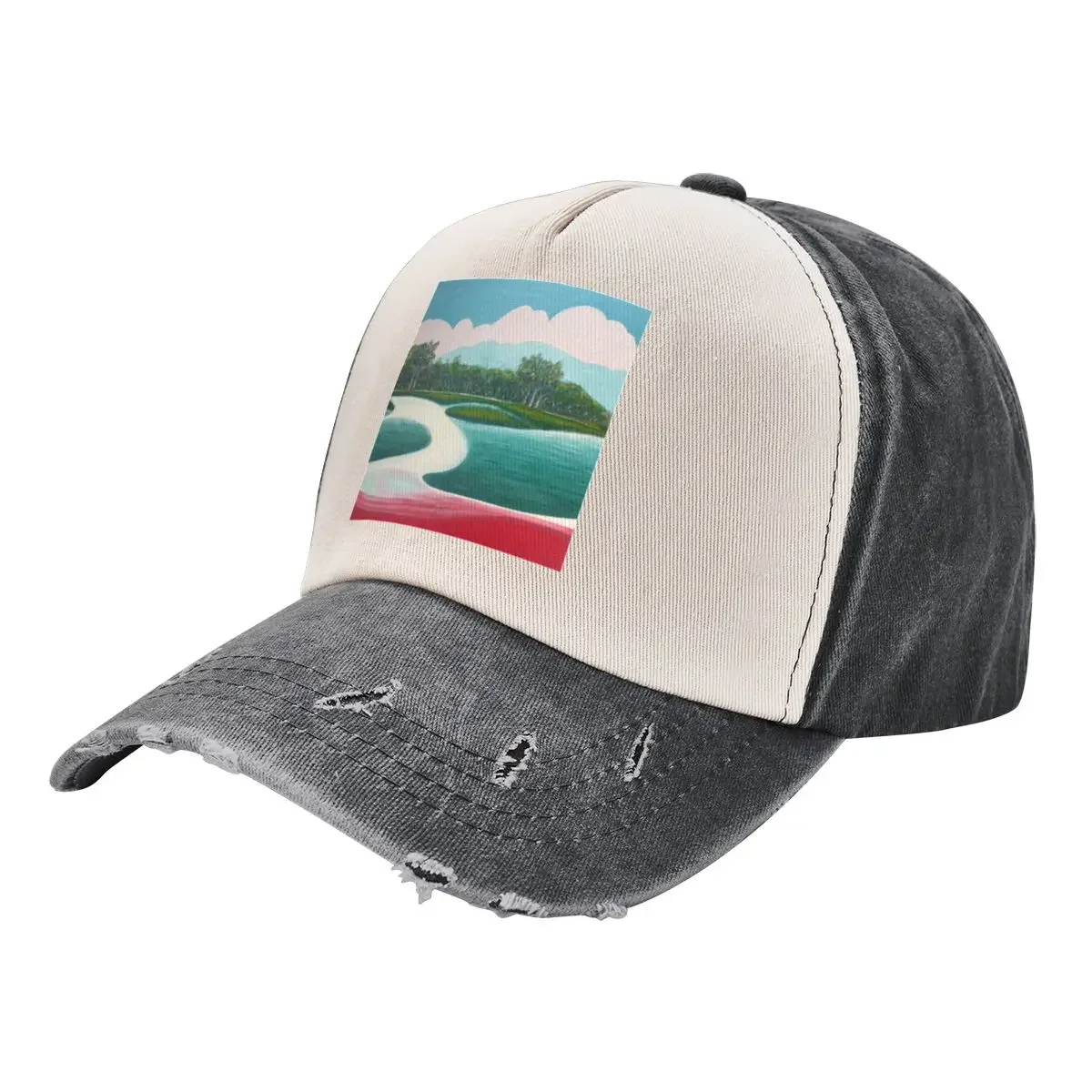 Bold Cityscapes #38 Baseball Cap Big Size Hat Sports Cap Women's Hats Men's