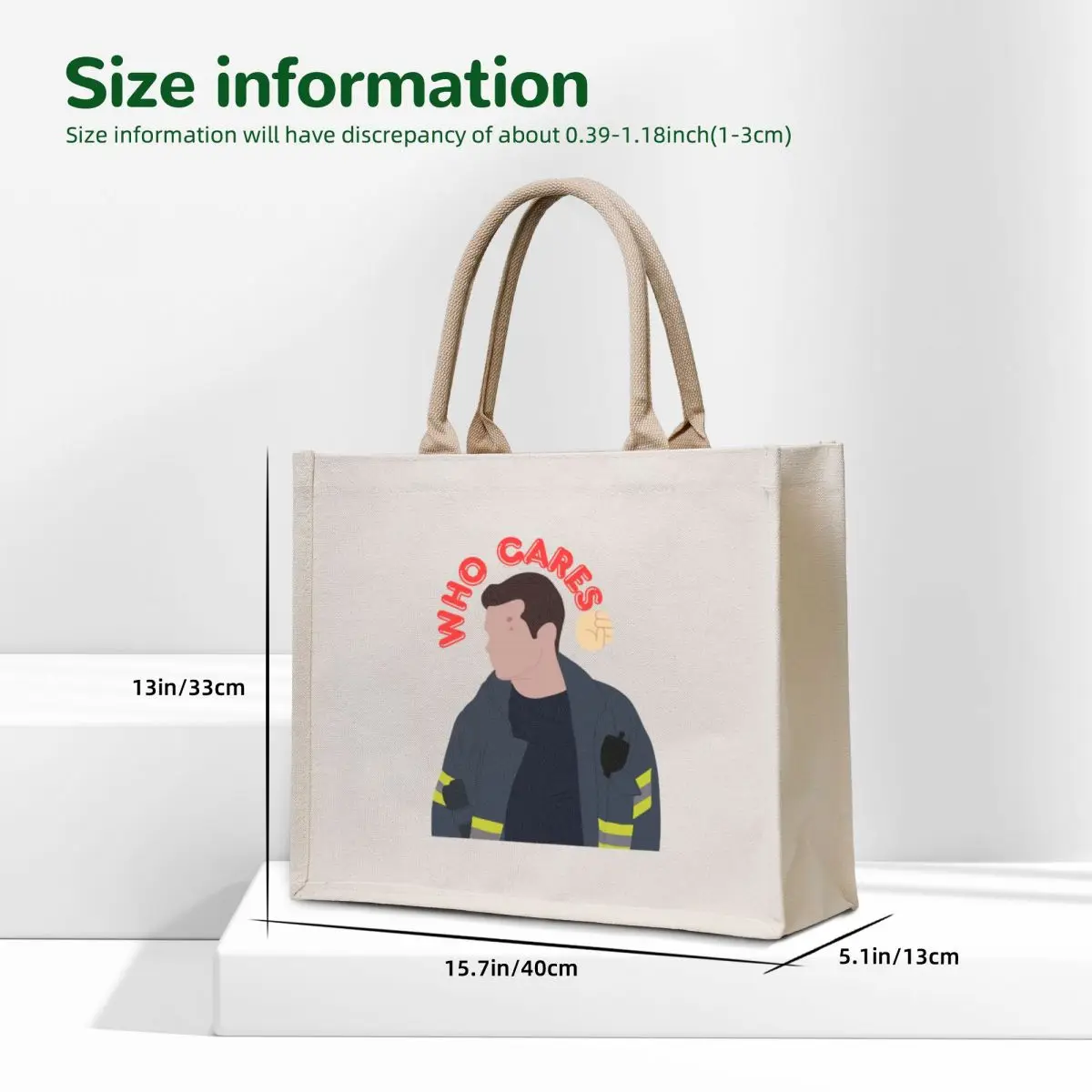 who cares Evan Buckley 9-1-1 Tote Bag sacs de shopping canvas tote Shopper bag reusable grocery bags