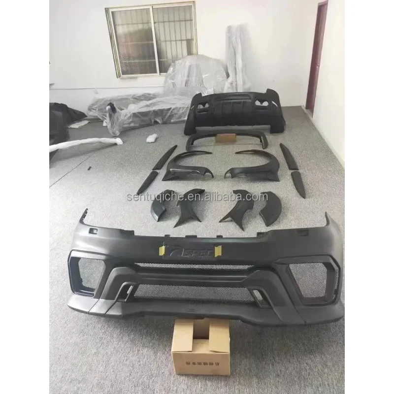 Factory Hot Selling Runde ASPEC Style CF& FRP Wide Body Kit Front Bumper Rear Bumper Side Skirt Fender for  RANGE ROVE SPORT 201