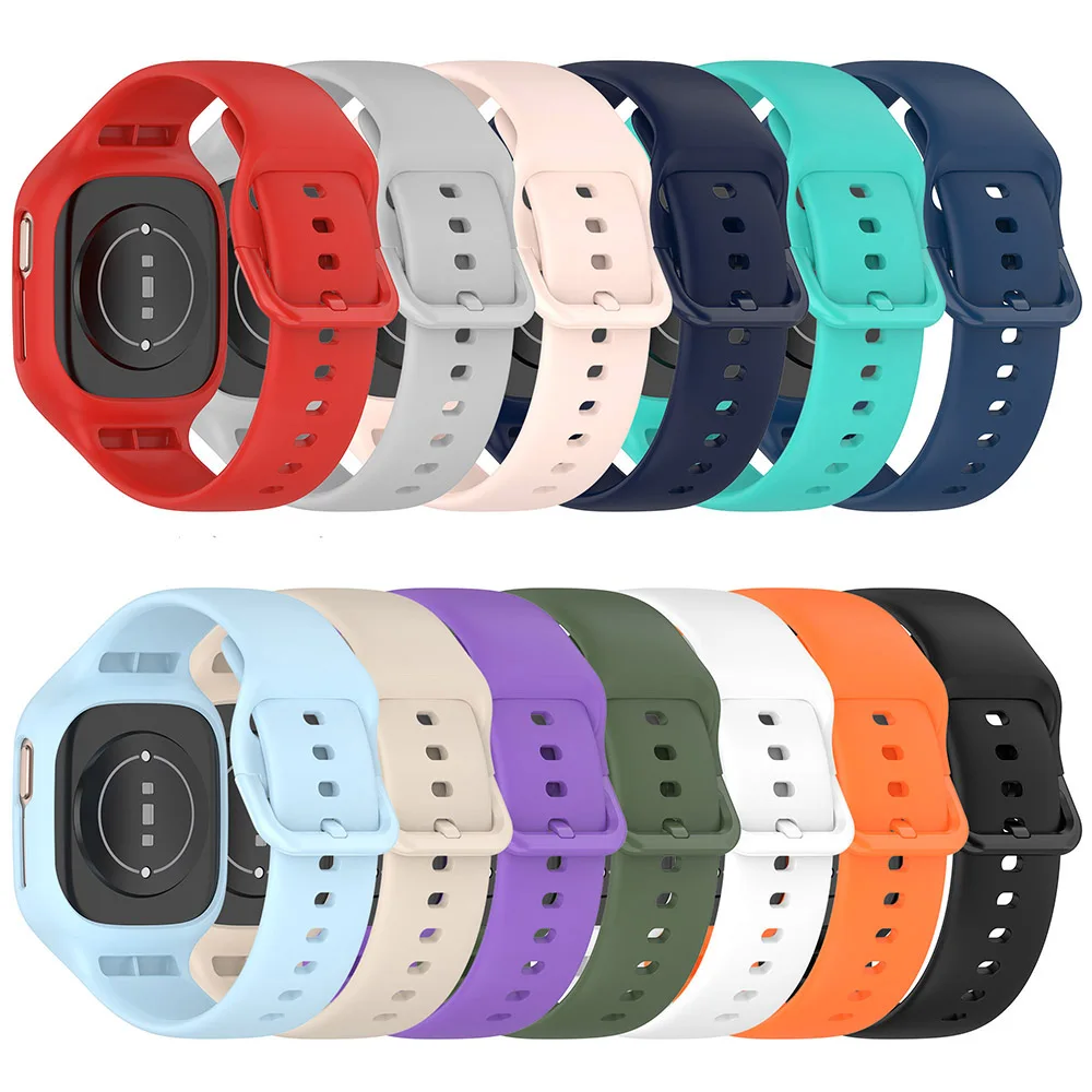 Integrated Band + Case For Honor Watch 4 Silicone Watchband Strap