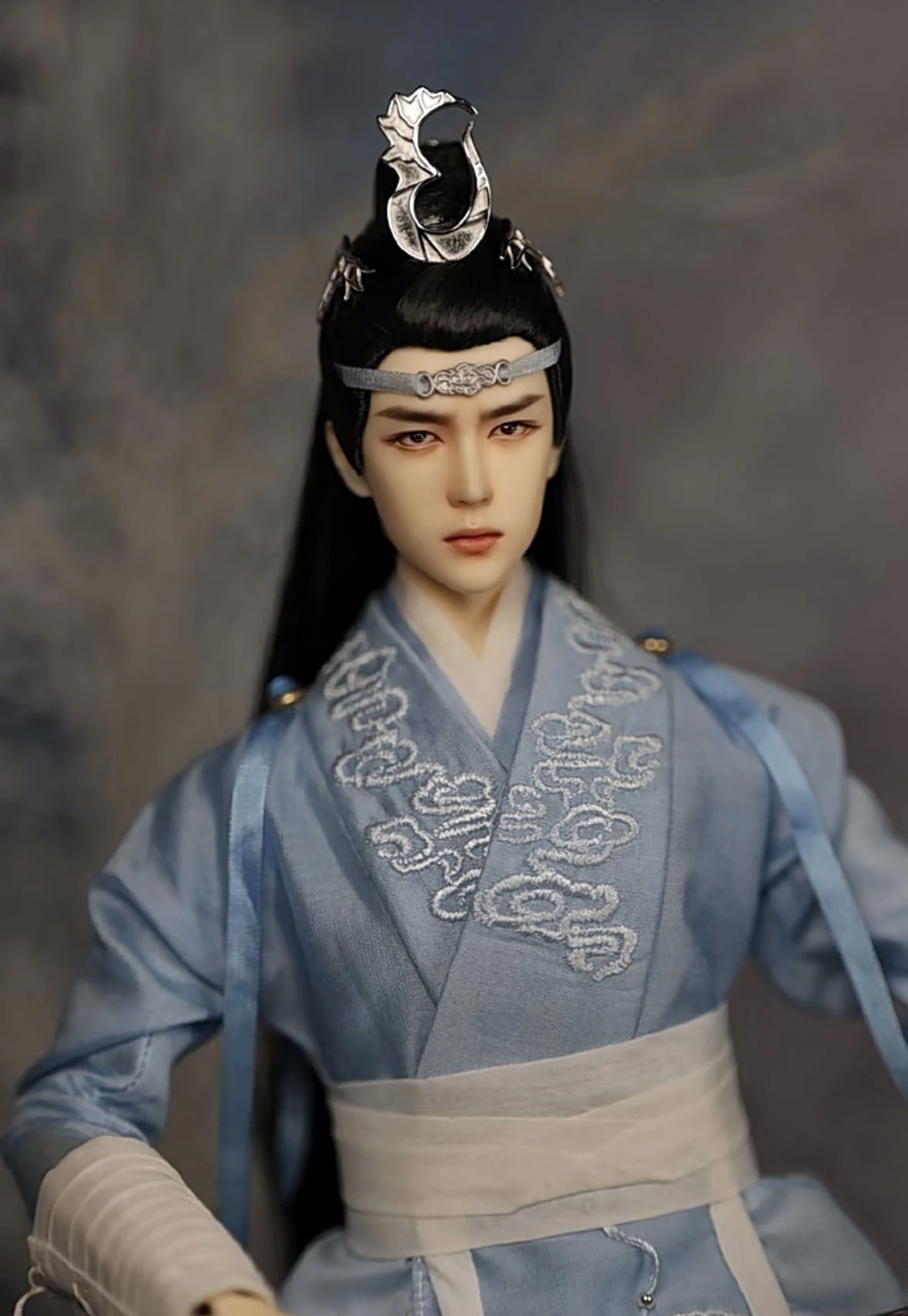 1/6 Original Figure BJD Doll Wang Yibo Realistic Top Quality MDZS Lan Wangji Head Body 30cm Tall Limited Collection High Art