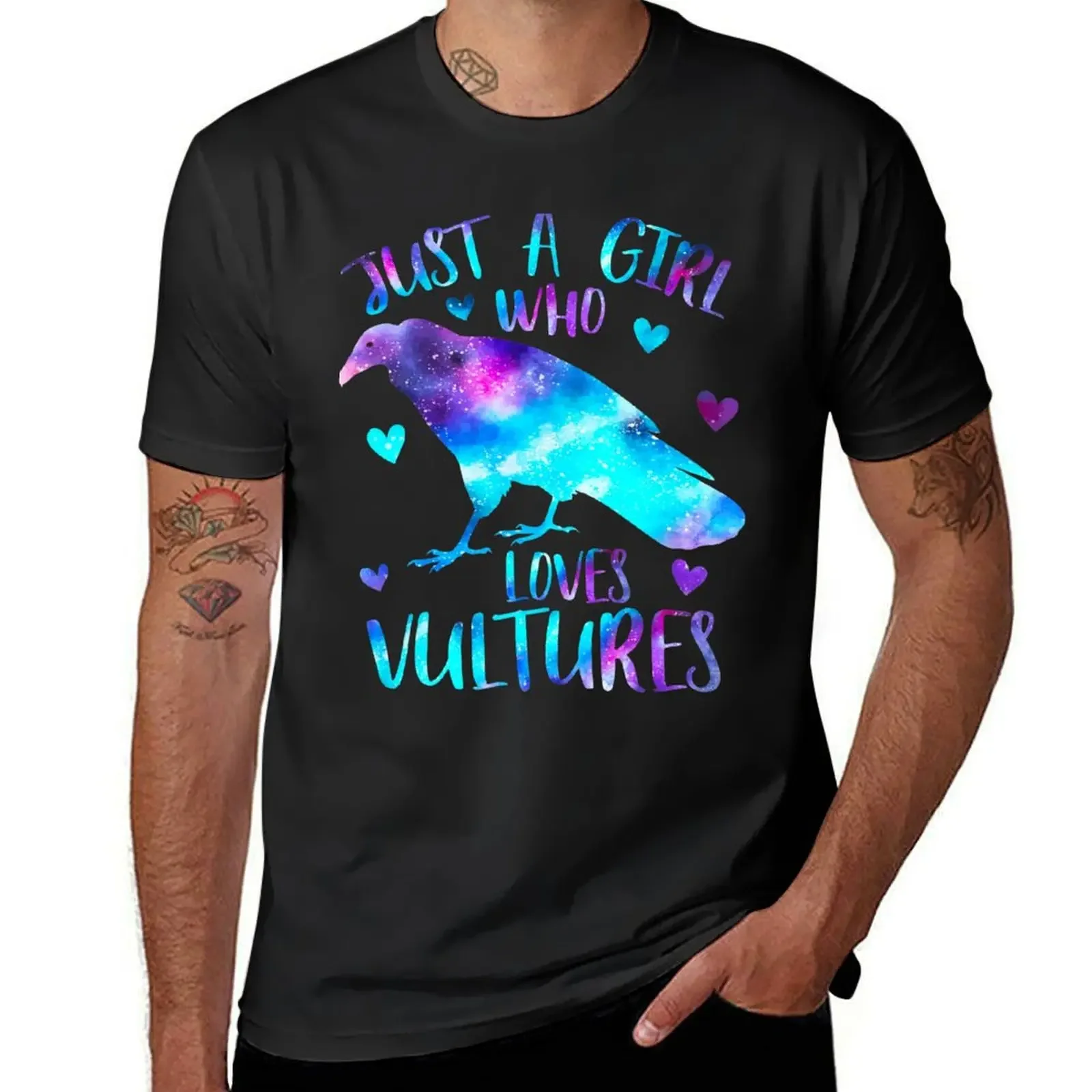 

Just a Girl who loves Vultures T-Shirt korean fashion luxury t-shirt funny t shirts for men