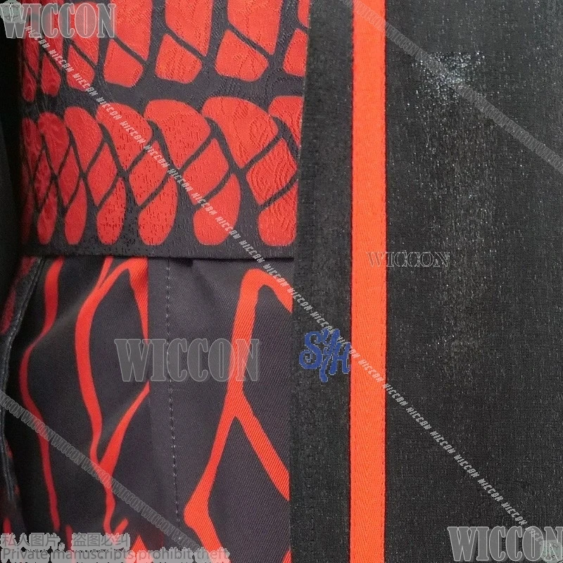 لعبة ليمبوس كوسبلاي جيا تشيو ريترو رداء أسود موحد أحمر داكن نمط الأنماط الصينية الباروكات حفلة الهالوين كوميك كون #6