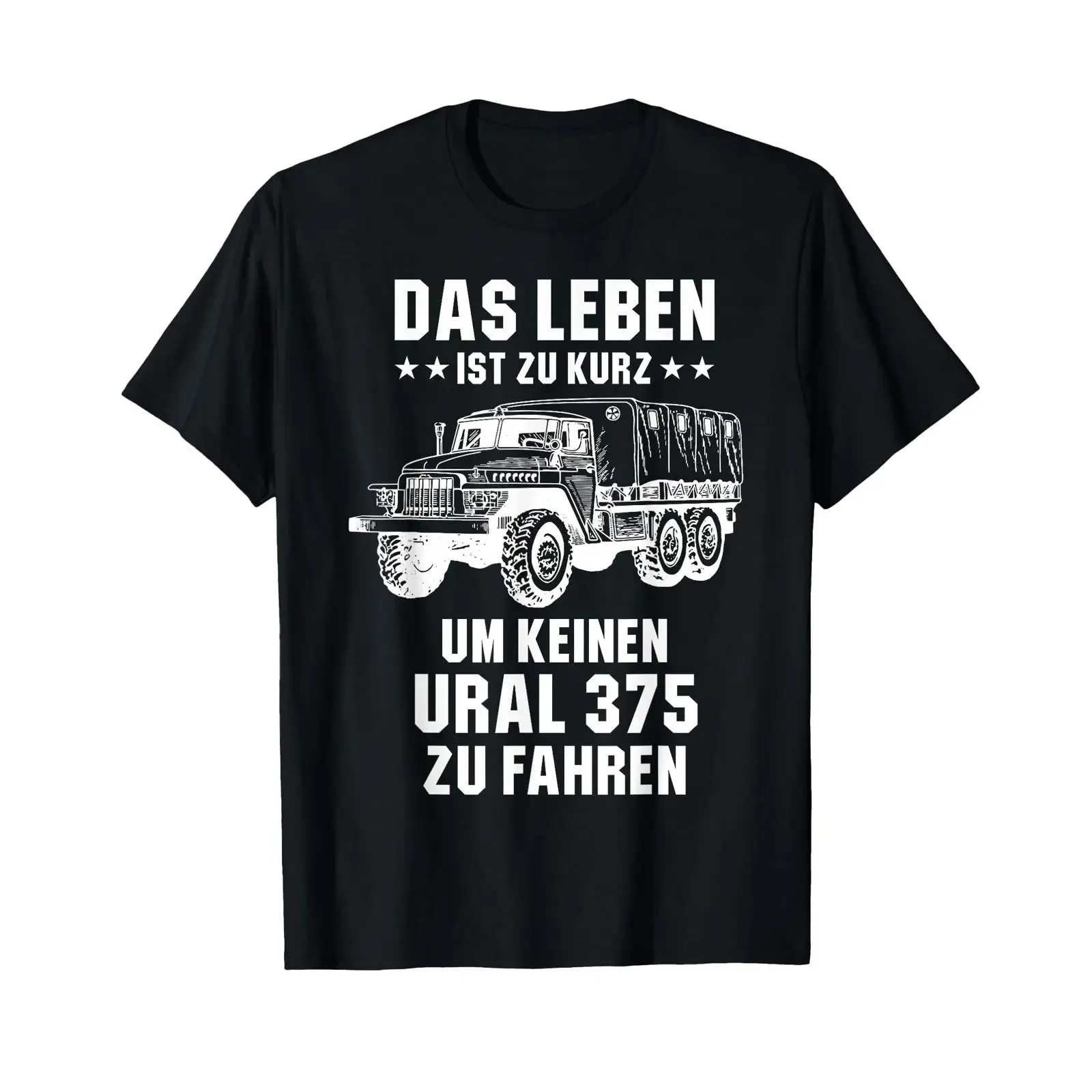 Ural 375 Truck Offroad East Germany Military Slogan T Shirt vintage Washed fashion Unisex homme Soft Versatile designer clothes