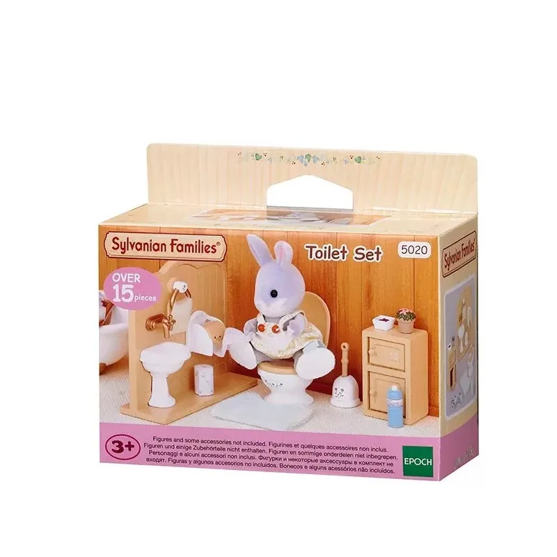 Sylvanian Families Dollhouse Playset Toilet Set Furniture Accessories Gift Girl Toy No Figure New in Box 5020