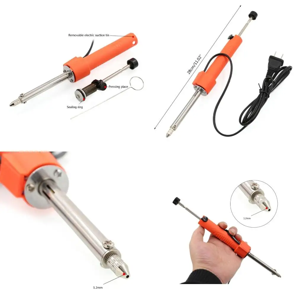 

Electric Desoldering Iron Solder Sucker Removal Solder Iron Pen Welding Repair high quality,New Year Gift
