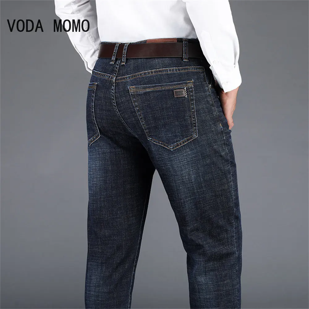 

2023 летние новые мужские тонкие черные узкие джинсы высокого качества, повседневные модные эластичные хлопковые джинсовые брюки, мужские брендовые брюки