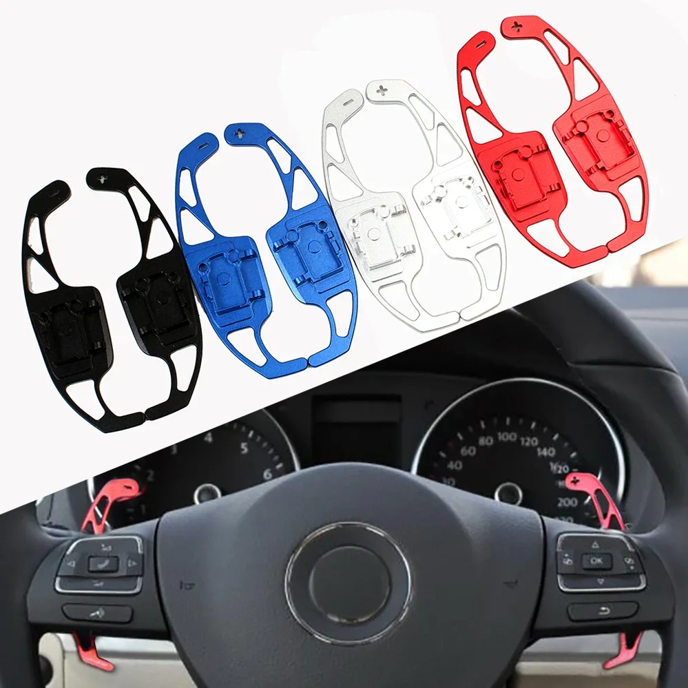 

New Style Replace Paddle Shifter Steering Wheel Extension For Volkswagen Jetta MK5 2.0T Sportline Polo 6R GTI Car Accessorie 2pc