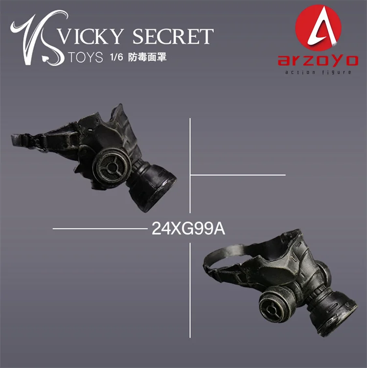 Vstoys-ガスマスクモデル兵士服アクセサリー、24x g99、1/6