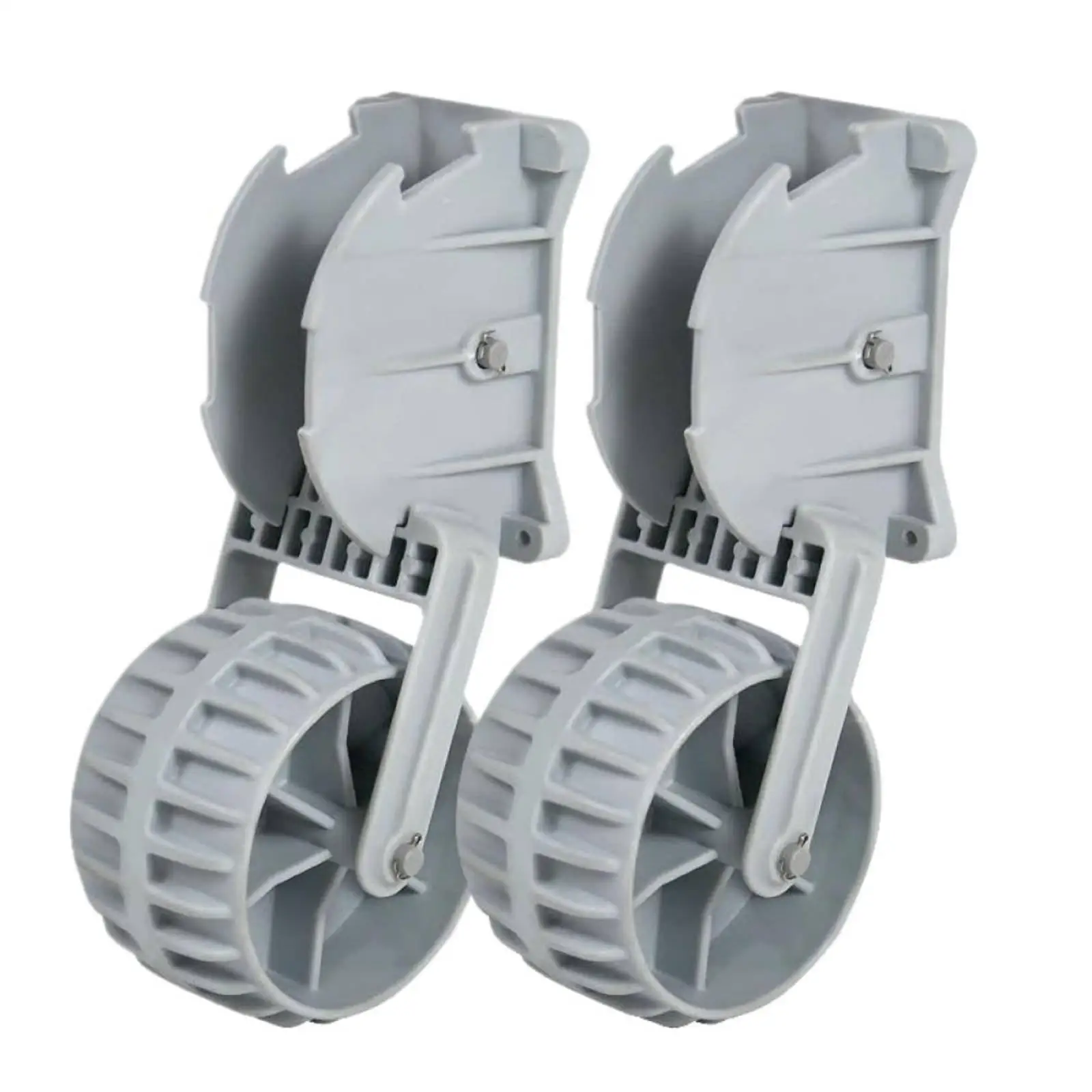 Boat Launching Wheel Frame Engineering Plastic Towing Gear for Inflatable Canoe Rubber Boat Moving Support