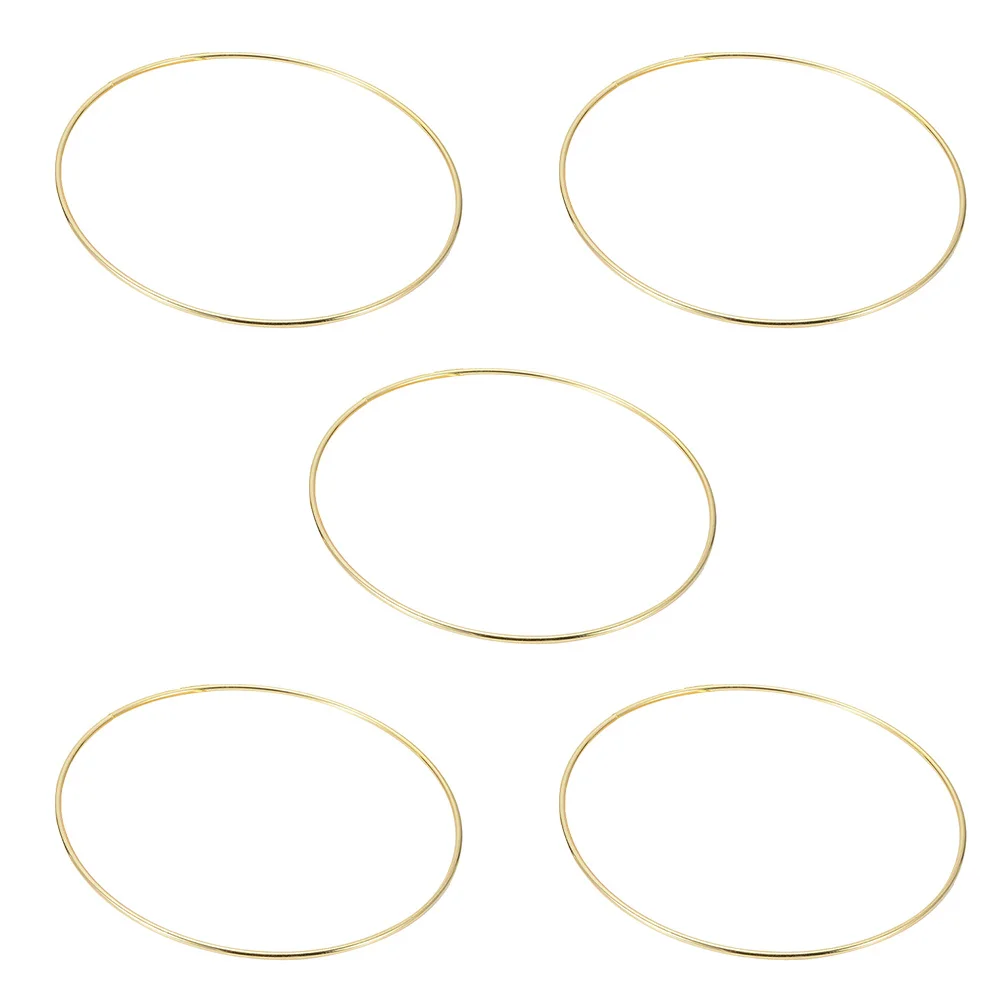 5 stks Metalen Dream Catcher Ringen Ijzer Craft Hoops Voor Diy Krans Decor Thuis Opknoping Ornament Dream Catcher Cirkel Tool
