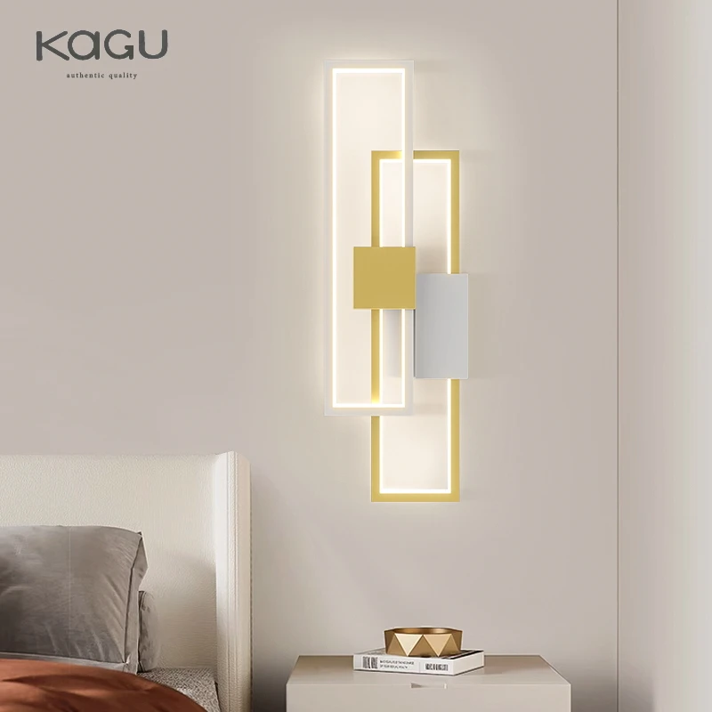 Imagem -04 - Nordic Minimalista Led Wall Lights Interior Wall Sconces Lâmpada Sala de Estar Quarto Cabeceira Decoração de Casa