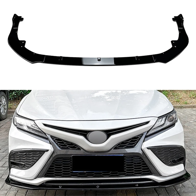 

For Toyota Camry XV70 Sports Edition 2021-2023 Front Bumper Spoiler Lip Lower Body Kit Diffuser Splitter Tuning Guard