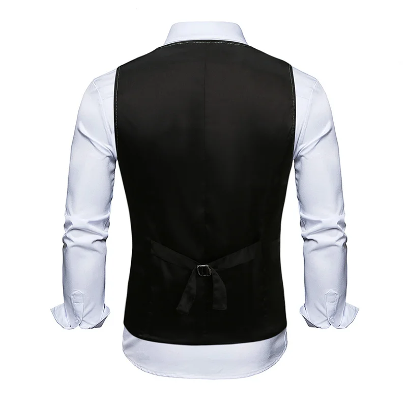 New Men Sequins Suit Vest Black / Silver / Green / Red  Male Luxury Ball Party Stage Performance Splice Vests Size XXL - S