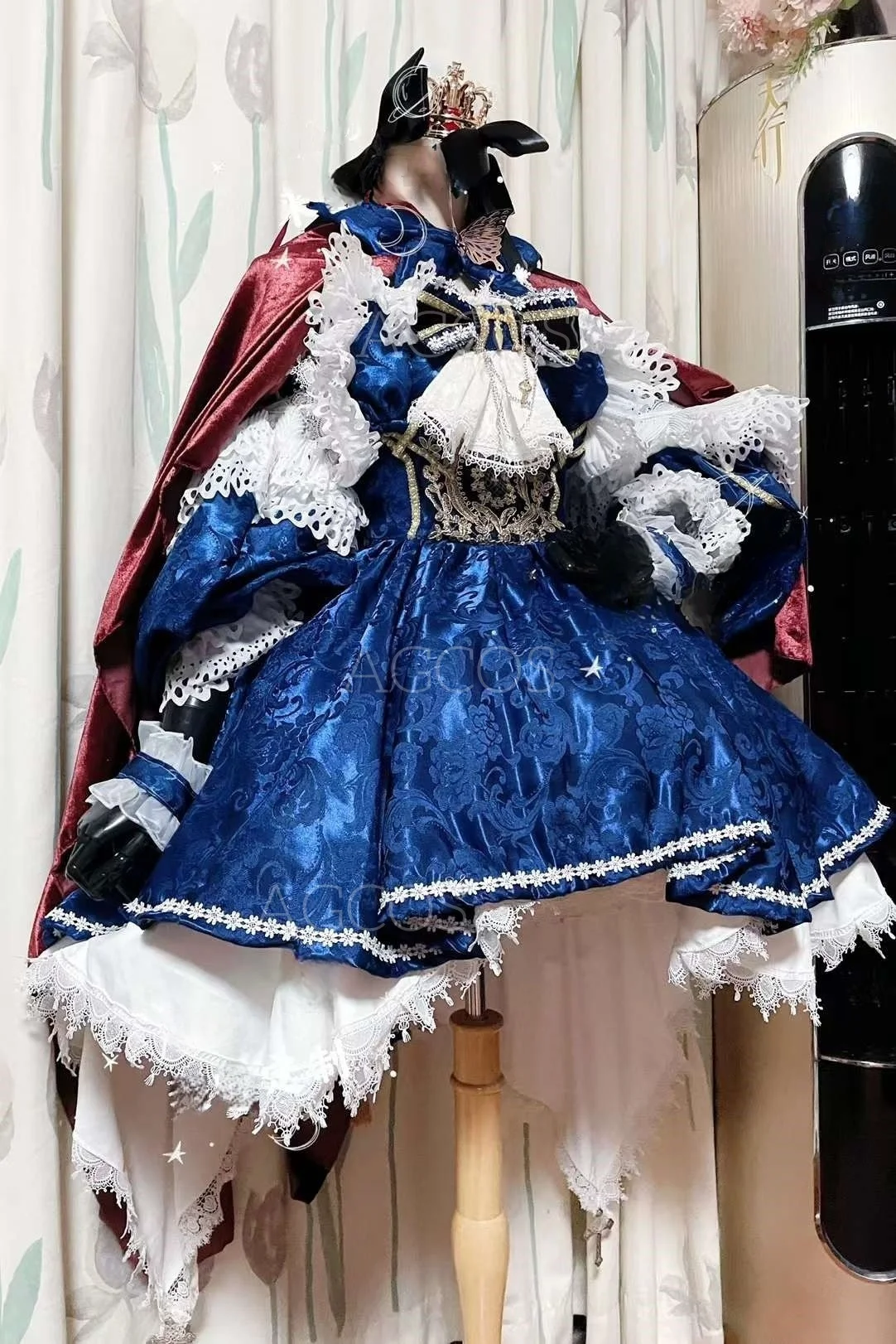 AGCOS Customized Azur Lane MNF Joffre Cosplay Costume Dresses MNF Joffre Snow White Uniforms Costumes Custom Size Cosplay