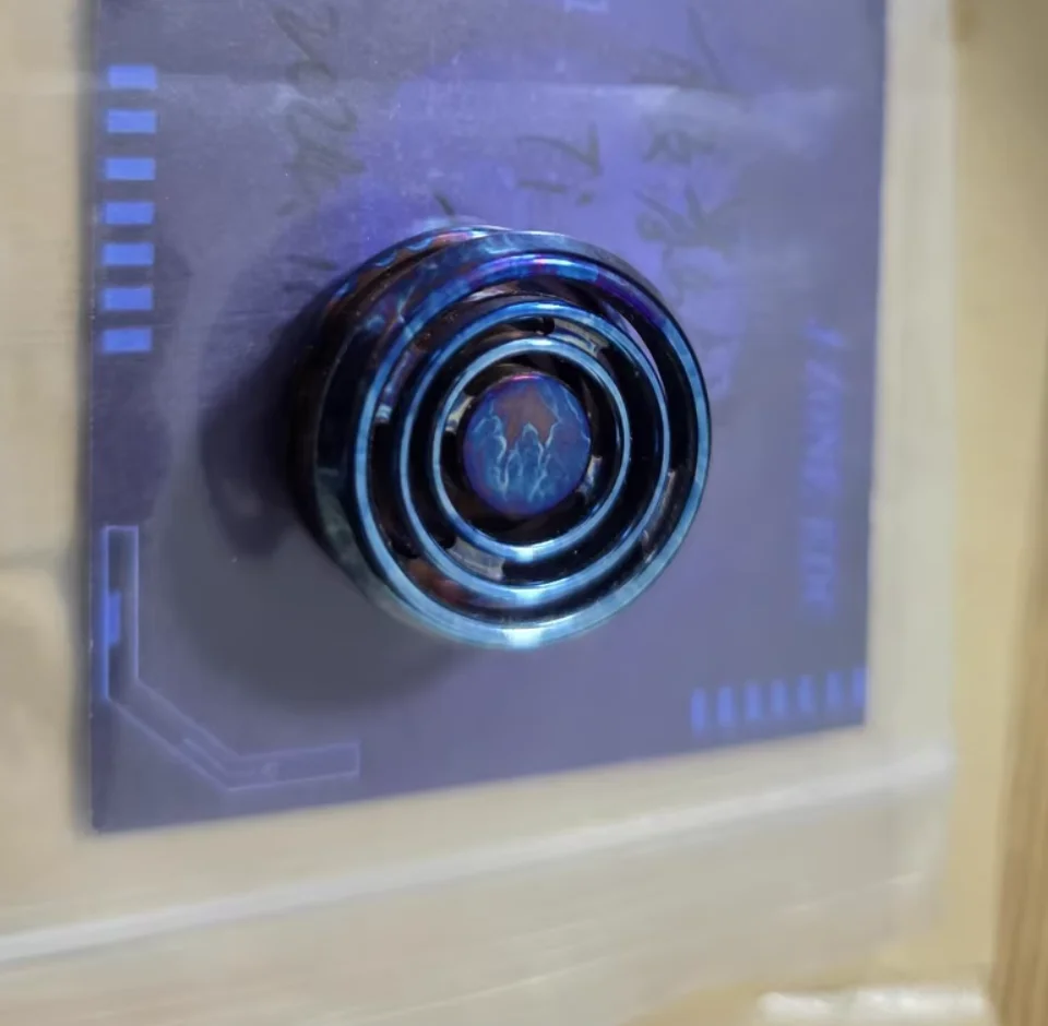 تستخدم EDC JZ البعوض لفائف زر التيتانيوم العاصفة 23*14 مللي متر سبينر تململ لعبة الضغط #1