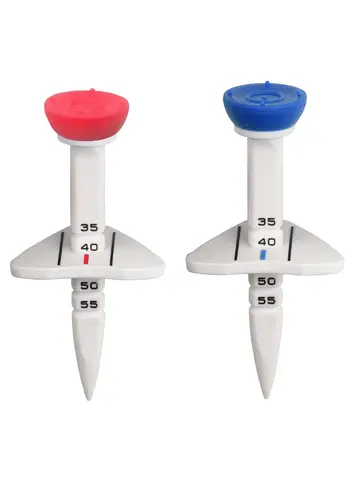 4 Pcs 33-55mm Adjustable-height Golf Tee Training Accessories